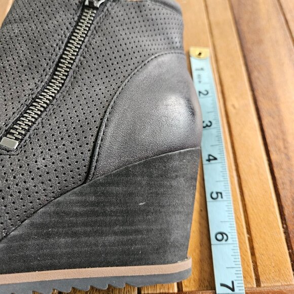 Soul Naturalizer Wedge Zip Up Ankle Bootie Style Hailey 2 - Picture 9 of 9